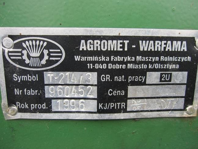 Ładowacz Agromet-warfama cylkop — zdjęcie 1