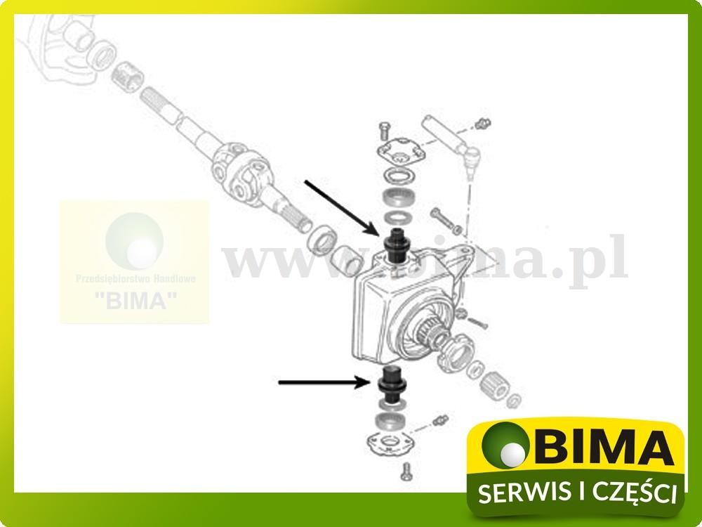 Sworzeń zwrotnicy Massey Ferguson 6245HV,6255,6255HV — zdjęcie 2