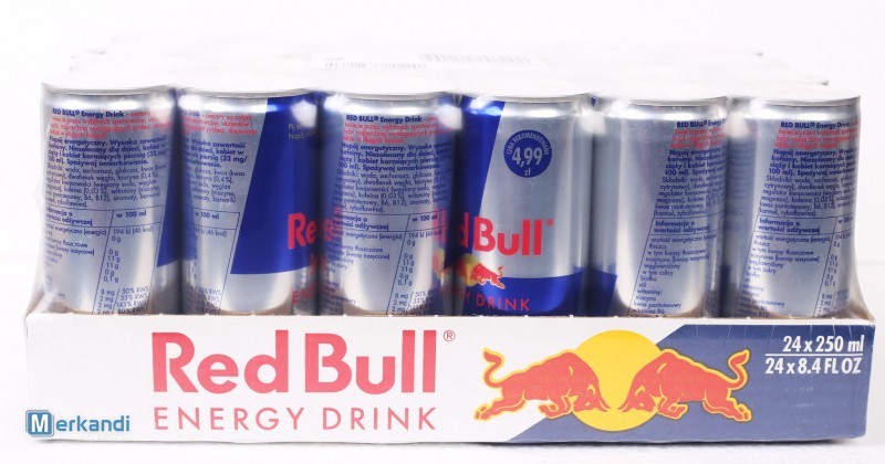 Sprzedaż hurtowa w puszkach napoju energetycznego Red Bull na sprzedaż — zdjęcie 1