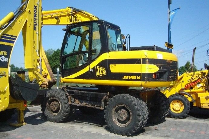 OKAZJA ! Koparka Kołowa JCB JS 145W Waga 15100 kg OKAZJA — zdjęcie 1