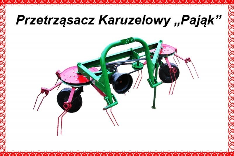 Fabrycznie Nowy Przetrząsacz Karuzelowy Pająk 6 — zdjęcie 2