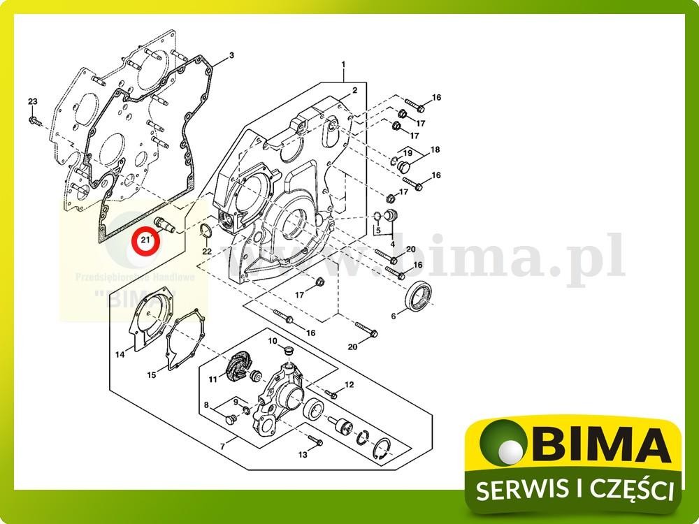 Zawór odpowietrzający John Deere 6135,5615,5715,6400 — zdjęcie 2
