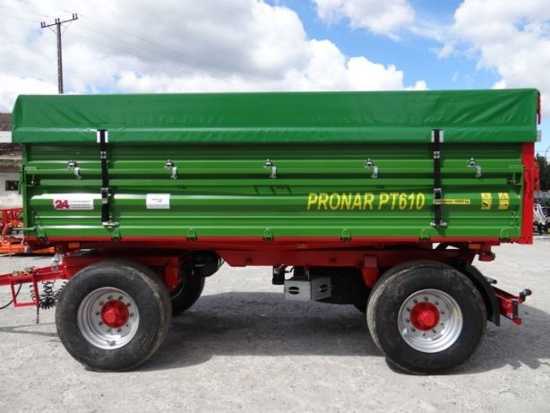 Przyczepa rolnicza 10 t paletowa PRONAR PT610 — zdjęcie 3
