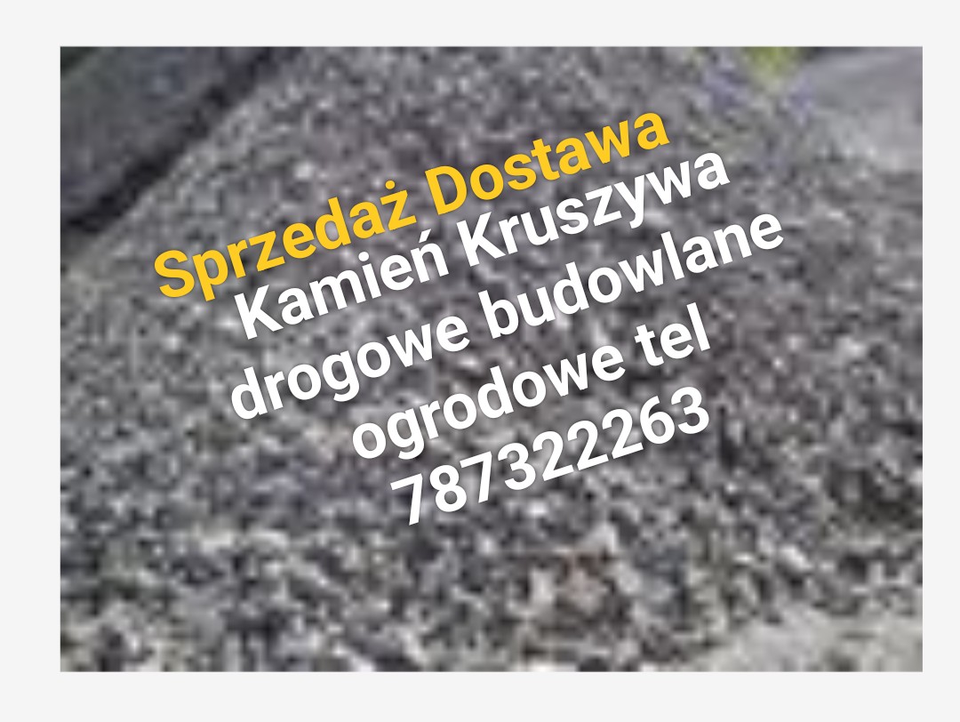 RZESZÓW KRUSZYWA PIASEK 787322263 Rzeszów — zdjęcie 1