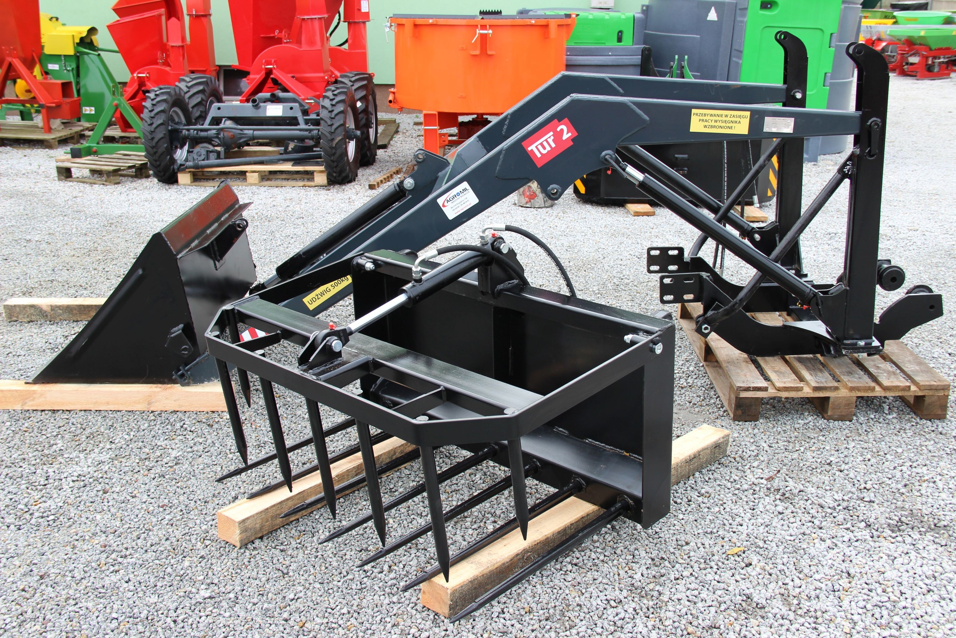 Tur ładowacz czołowy hydrauliczny III ursus c360 c 330 MF 255 T-25 — zdjęcie 2