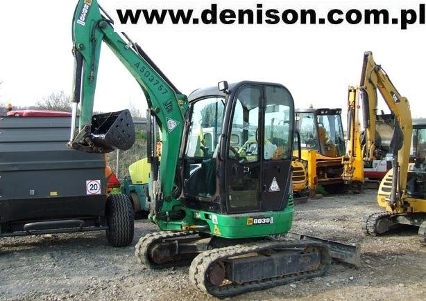 Minikoparka gąsienicowa JCB 8030 ZTS z roku 2008
