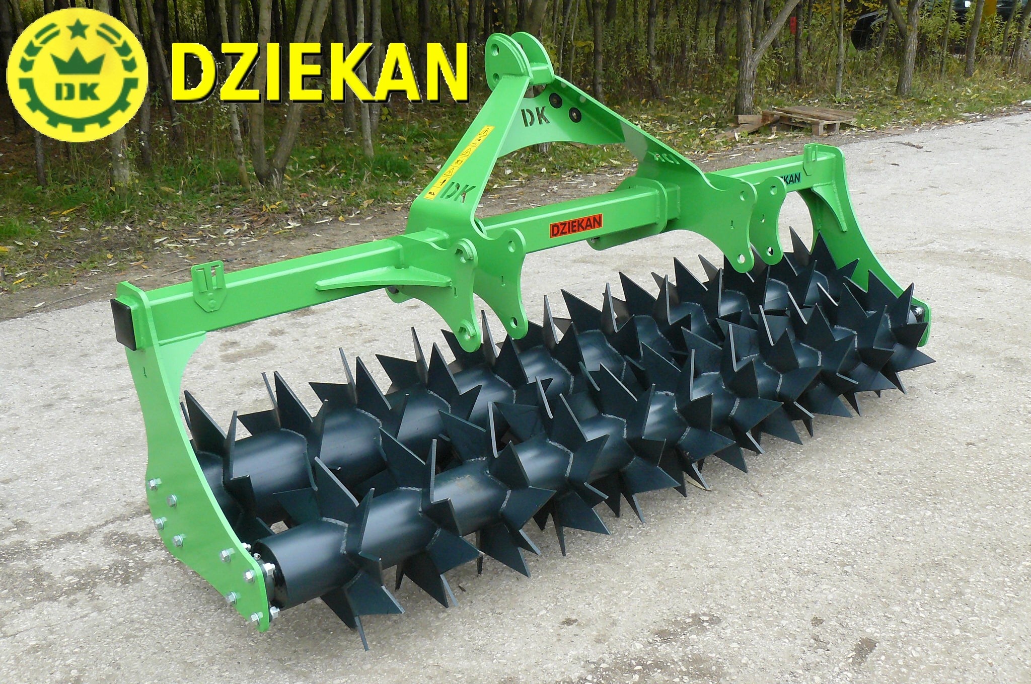 Agregat talerzowy wał podwójny zębaty falisty LEW, Producent Dziekan — zdjęcie 1