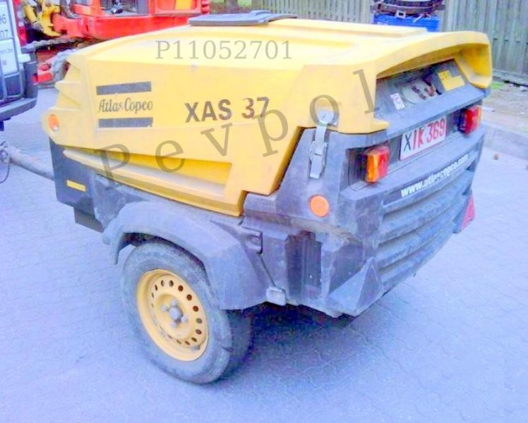 Sprężarka Przewoźna, Atlas Copco, XAS 37 KD — zdjęcie 1