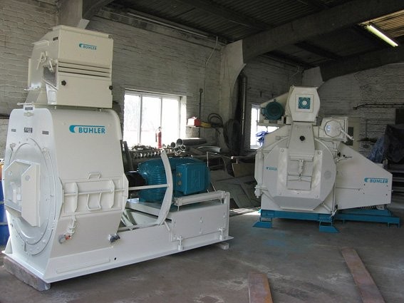 Granulator i młyn Buhler