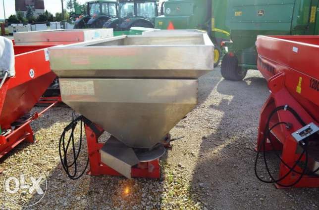 Rozsiewacz do nawozów zawieszany WOPROL 1200KG KWASO — zdjęcie 2