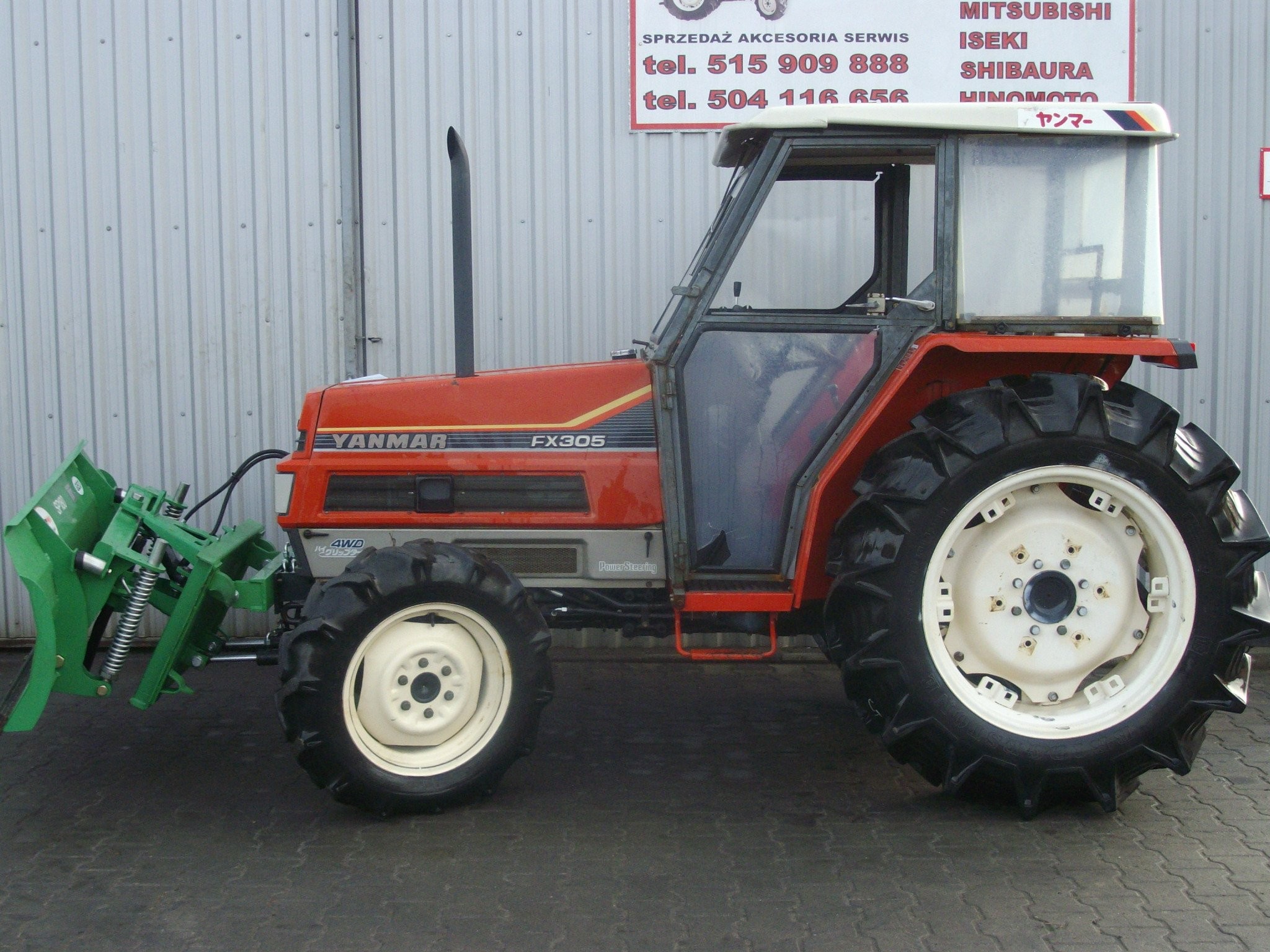 Yanmar FX305 z pługiem  do śniegu SP 180 - 1998 — zdjęcie 2