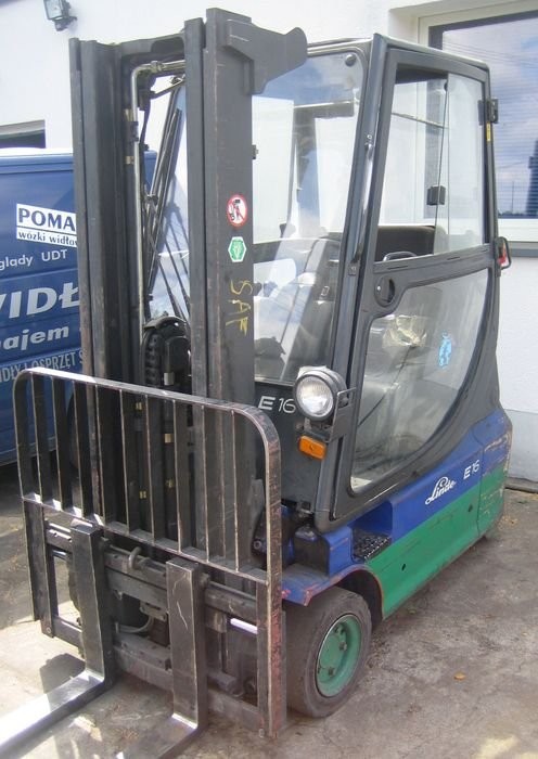 Wózek widłowy LINDE E16 1998r. 1.6T elektr. UDT — zdjęcie 2