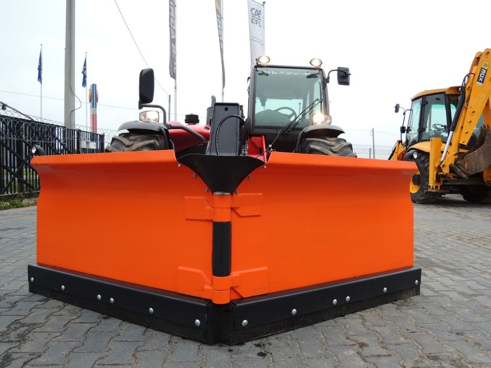 NOWY SPYCH PŁUG DO ŚNIEGU JCB 3CX MANITOU 4CX — zdjęcie 1