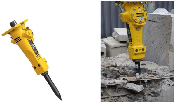 Młot hydrauliczny Epiroc Atlas Copco SB102 do minikoparki 1,5 - 3 tony — zdjęcie 1