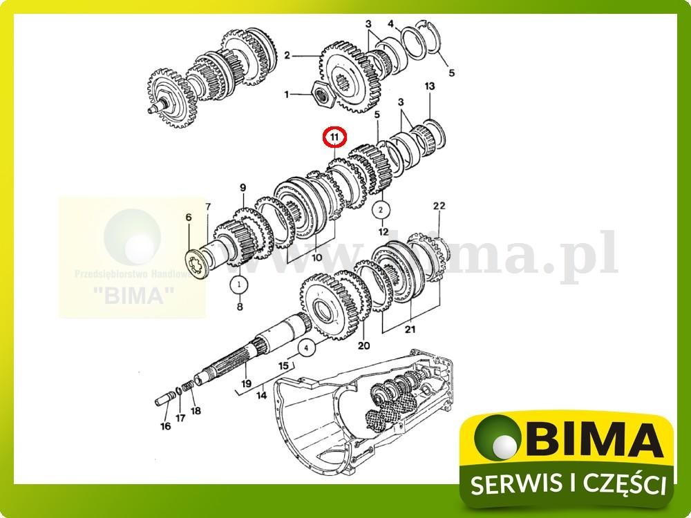 Pierścień synchronizatora Massey Ferguson 6150,6160 — zdjęcie 3