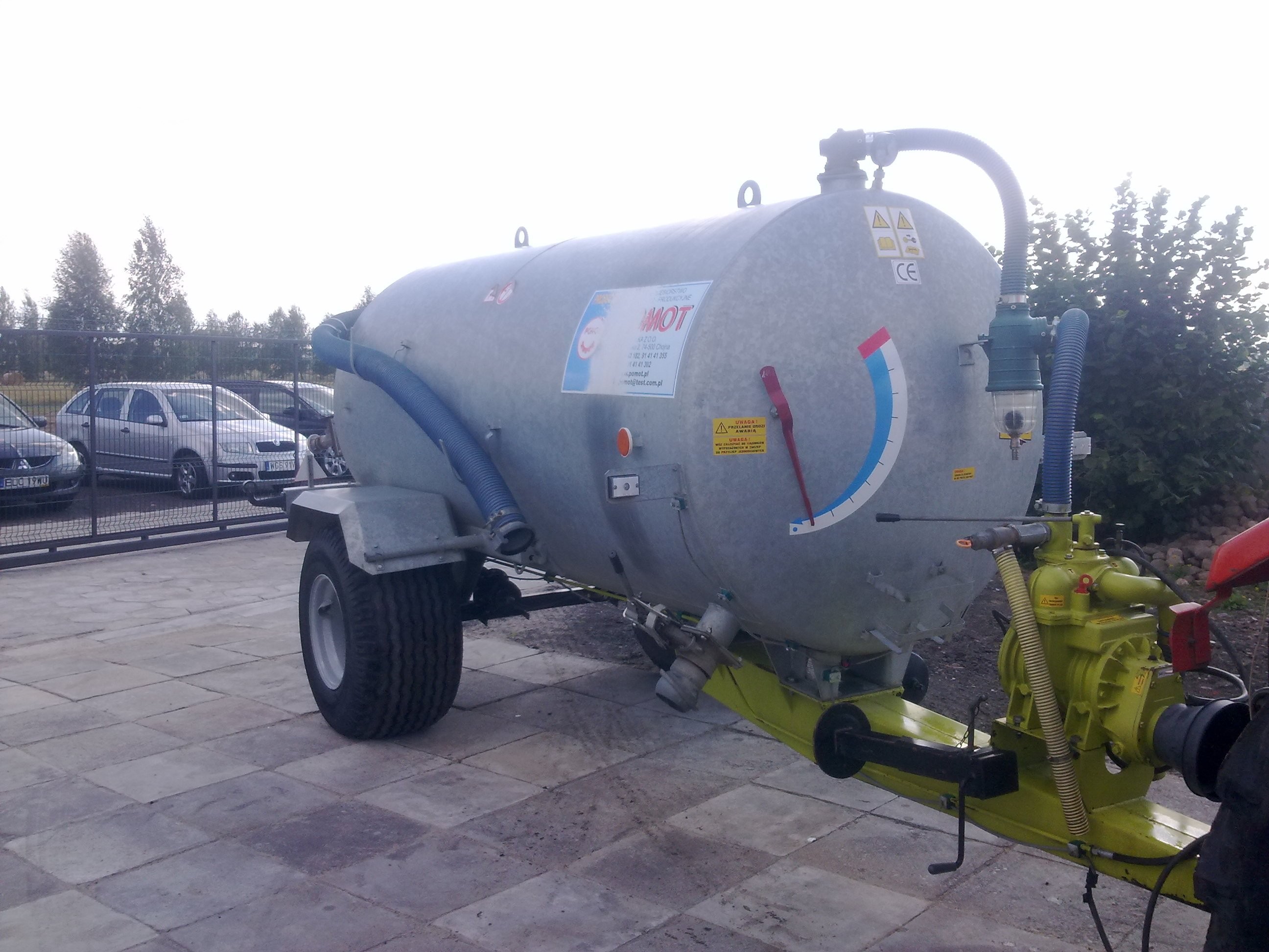Beczkowóz Pomot Chojna  5000 L,2010 rok,VAT — zdjęcie 1