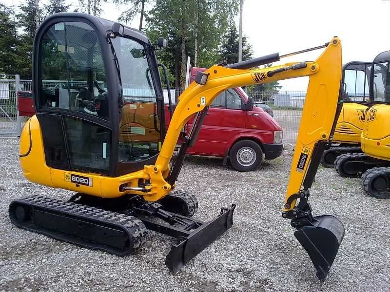 JCB 8020 - rocznik: 2008 - minikoparka — zdjęcie 1