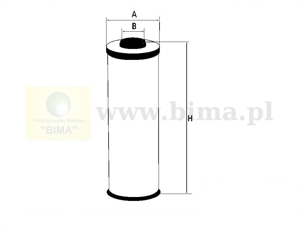 Filtr hydrauliczny Massey Ferguson 5465  5470 — zdjęcie 2