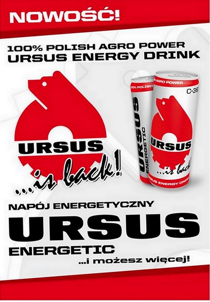 Ursus Energetic - 250ml   HURT -DETAL — zdjęcie 1