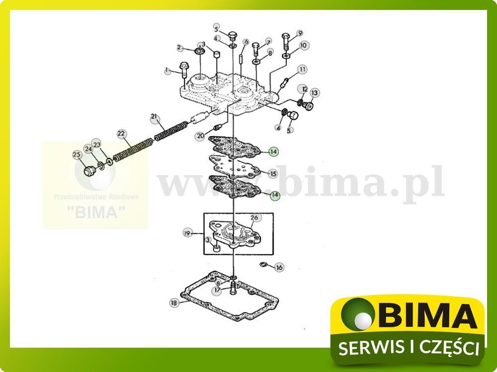 Uszczelka John Deere 1350,1550,1640,1750,1840,1850 — zdjęcie 2