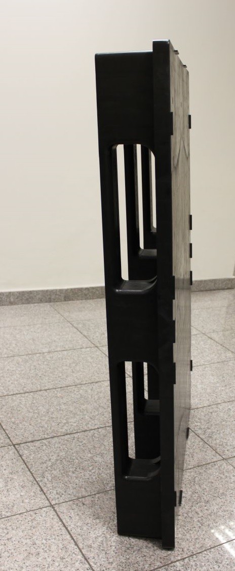Gładka z rantem paleta plastikowa 1200x800mm — zdjęcie 3
