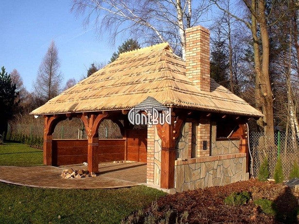 Wiata grillowa,altana biesiadna, wiata grillowa ,gonty drewniane  — zdjęcie 5