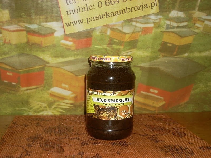 Miód spadziowy , i inne miody sprzedaż — zdjęcie 1