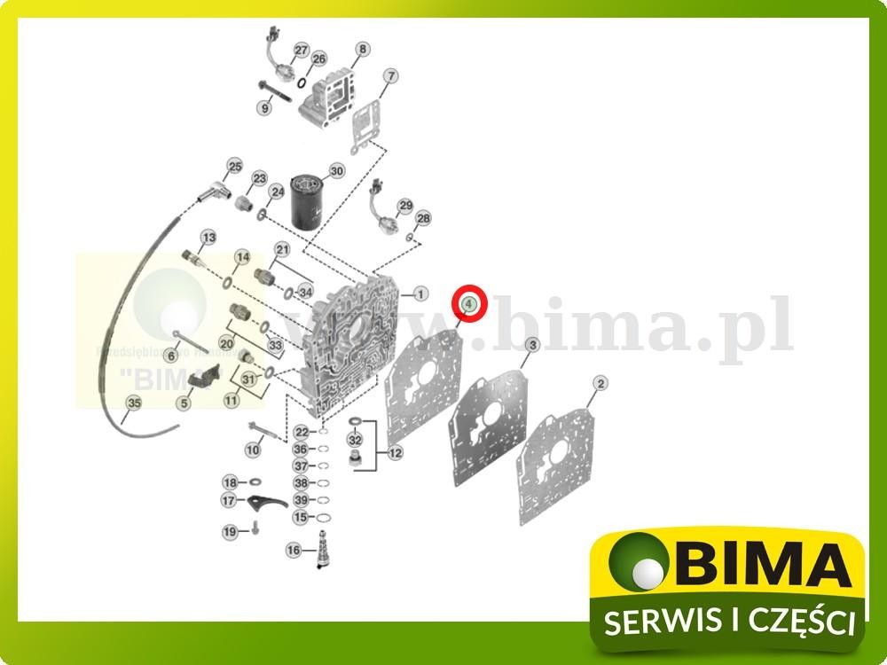 Uszczelka skrzyni biegów John Deere 7800,7600,7700,7800