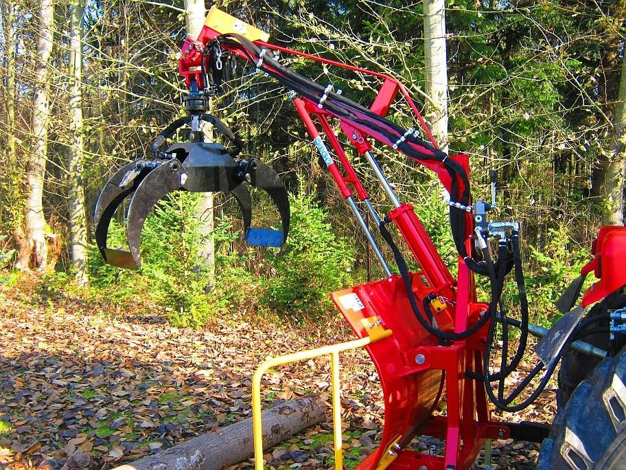 CHWYTAK ZRYWKOWO-ZAŁADOWCZY DO DREWNA DO CIĄGNIKóW min.18 hp — zdjęcie 4
