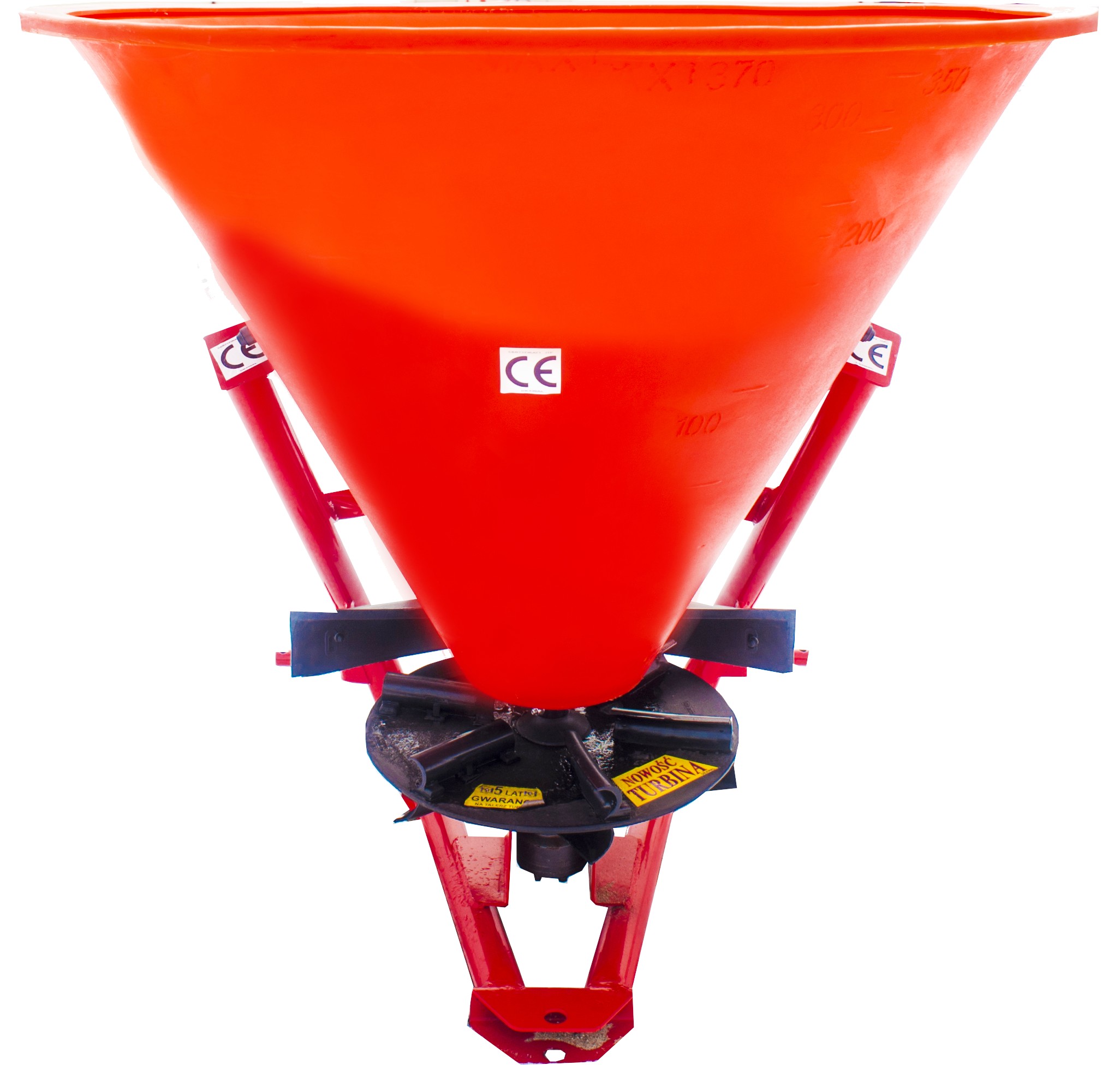 Rozsiewacz Lejkowy Jednoturbinowy 400 440 L DEXWAL AGRO-ACTIV — zdjęcie 1