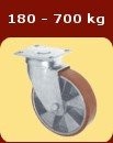 Koło skrętne fi 160 mm na 500 kg — zdjęcie 2