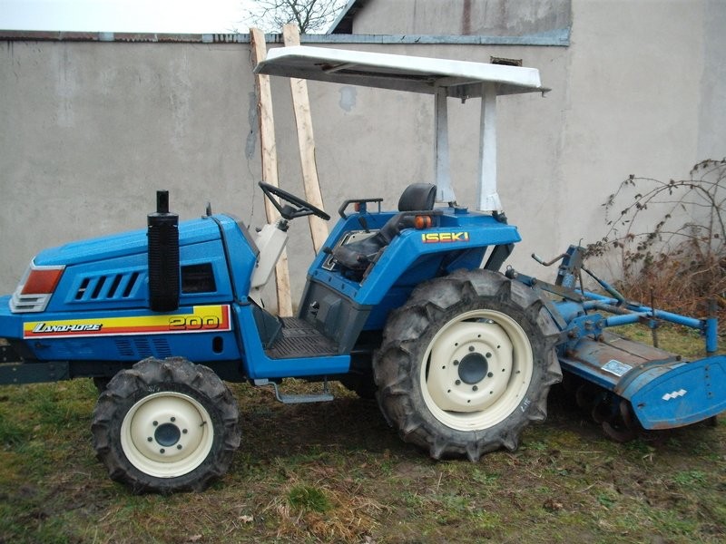 Iseki Landhope TU200F z glebogryzarką - 1988 — zdjęcie 3