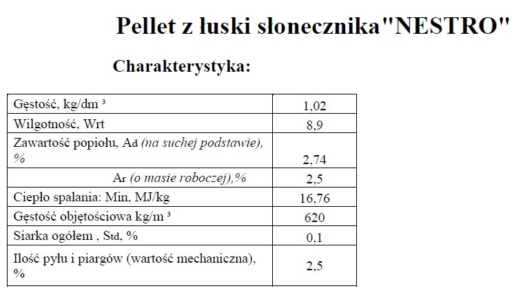 Pellet z łuski słonecznika — zdjęcie 4