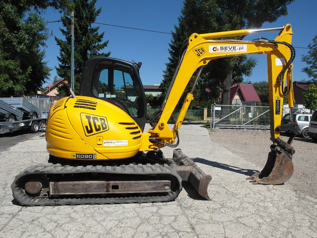 Minikoparka JCB 8080 8 ton 2007rok szybkozłącze klimatyzacja — zdjęcie 2