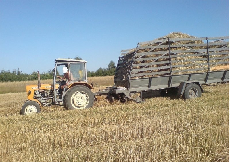 Samozbierająca Kombajn Przetrząsarka Zgrabiarka — zdjęcie 1
