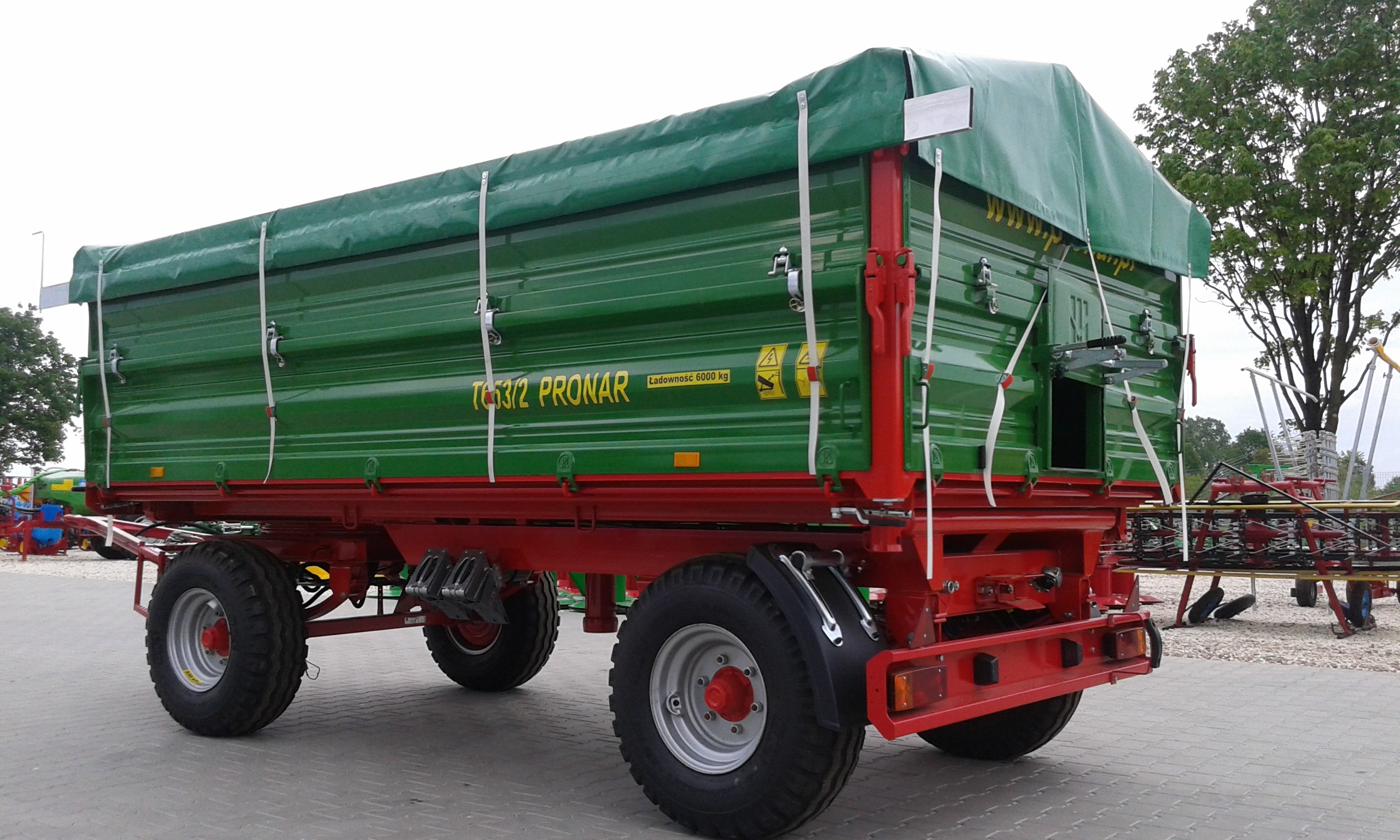 Przyczepa wywrotka Pronar T653/2 6t nie Wielton, Metal-Fach, Ursus — zdjęcie 6
