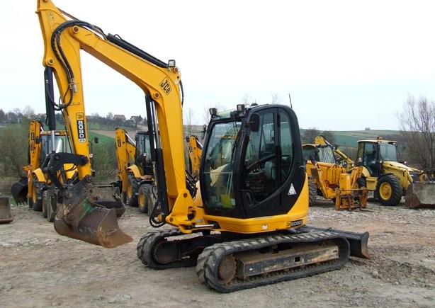 Minikoparka gąsienicowa JCB 8080 ZTS z roku 2009' — zdjęcie 1