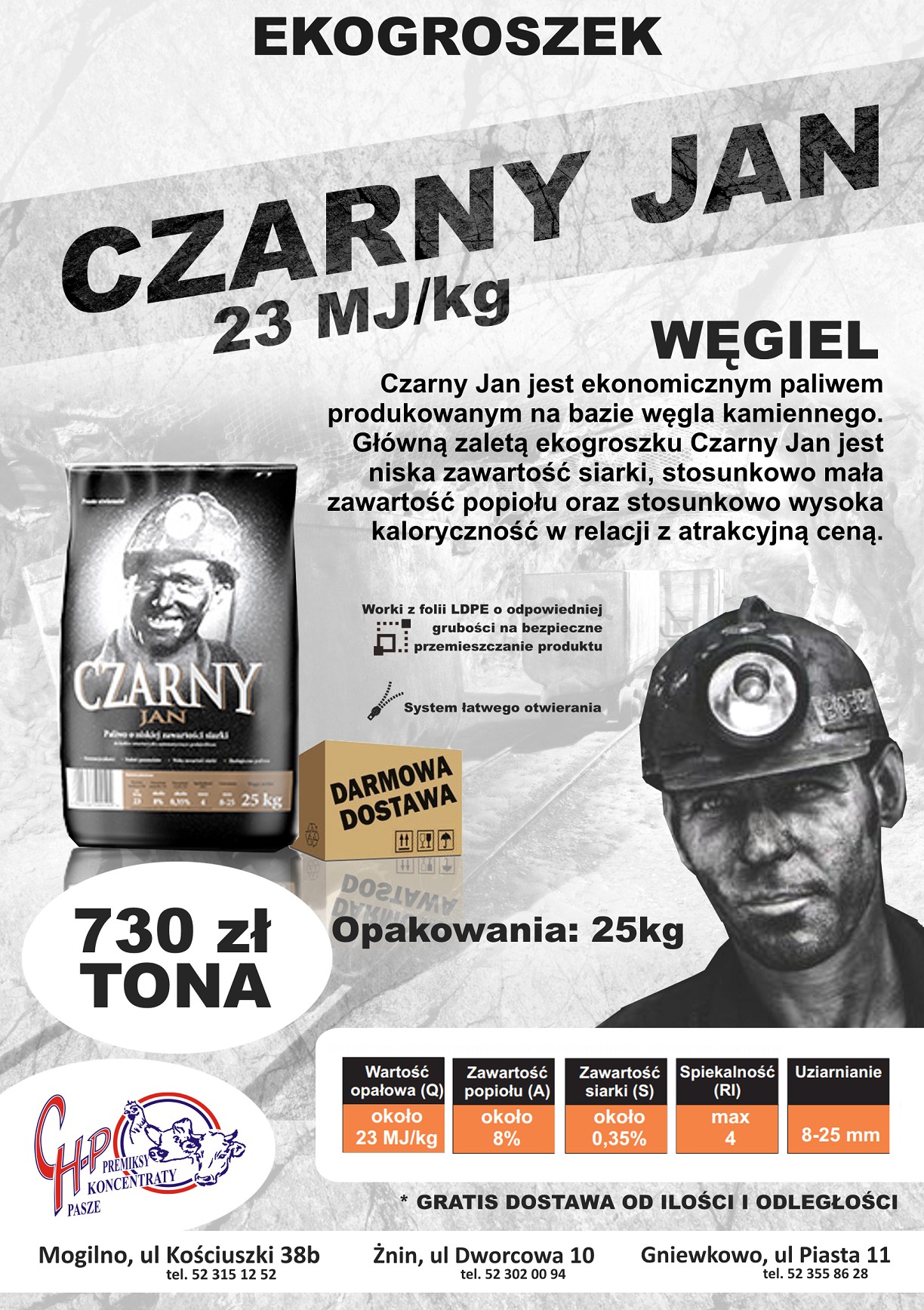 Ekogroszek Czarny Jan 