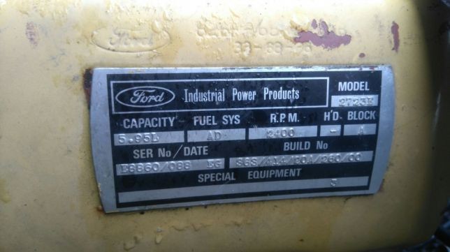 Silnik Ford 2723e New holland 8030,8040,8050,8060 — zdjęcie 2