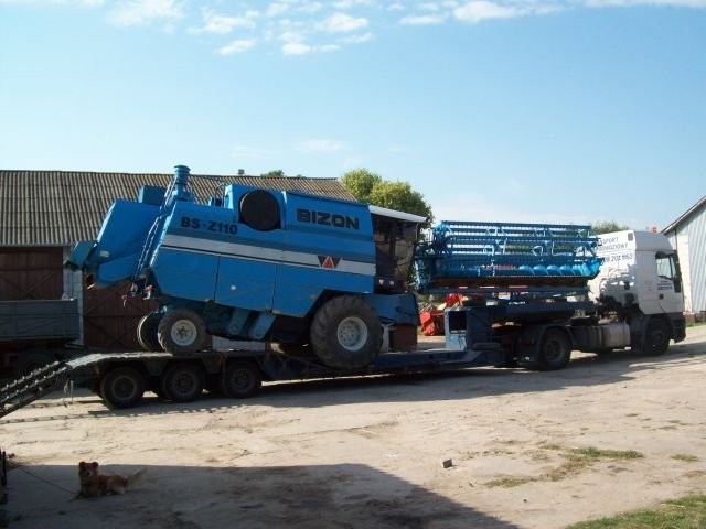 TRANSPORT claas bizon merkator massey fergusson — zdjęcie 2
