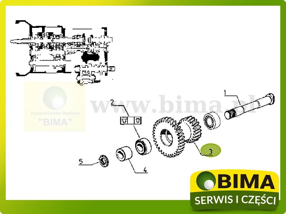 Używane koło zębate wałka Renault CLAAS 133-14,133-54 — zdjęcie 5