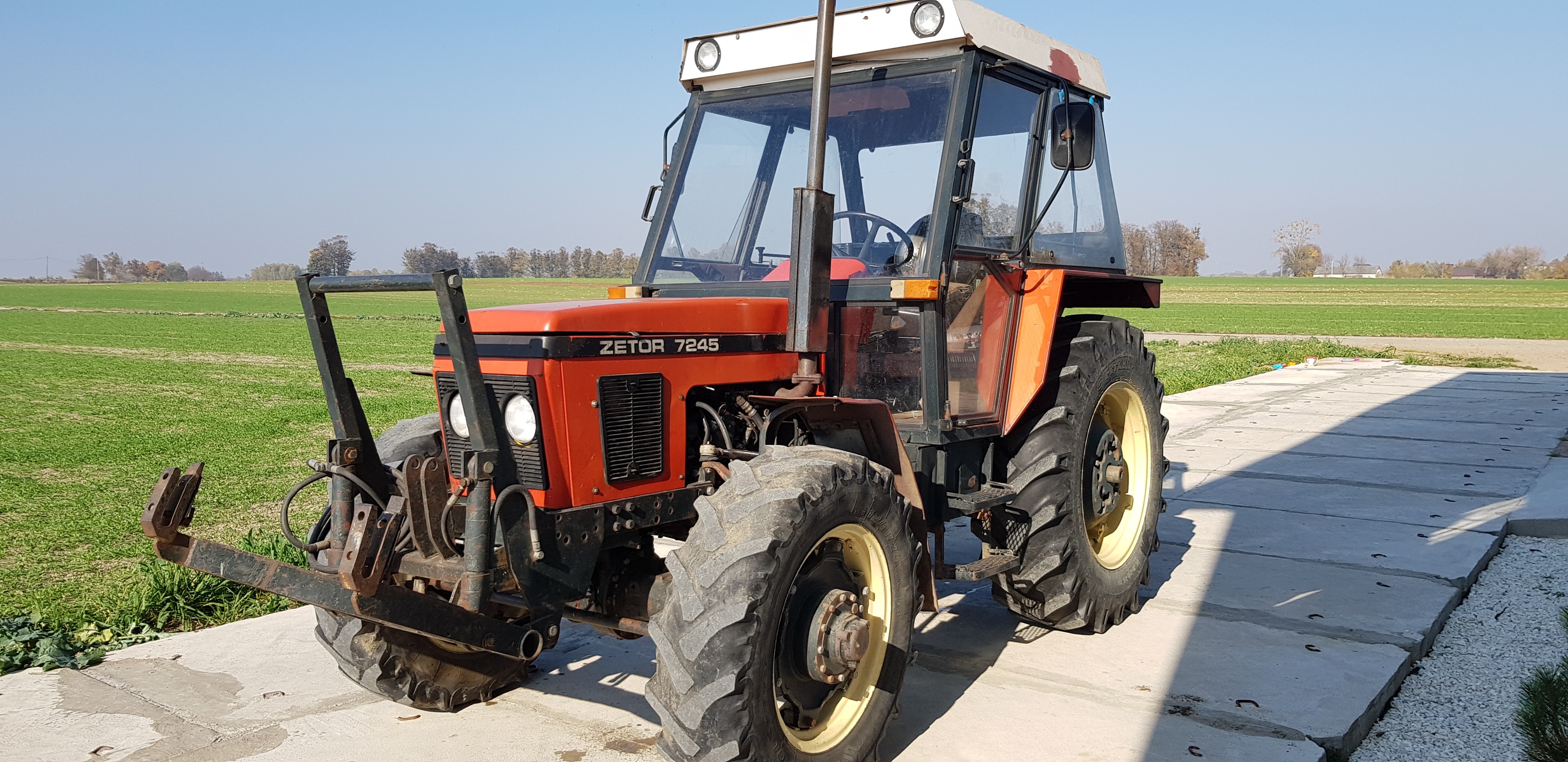 Zetor  7245 z tuzem — zdjęcie 1