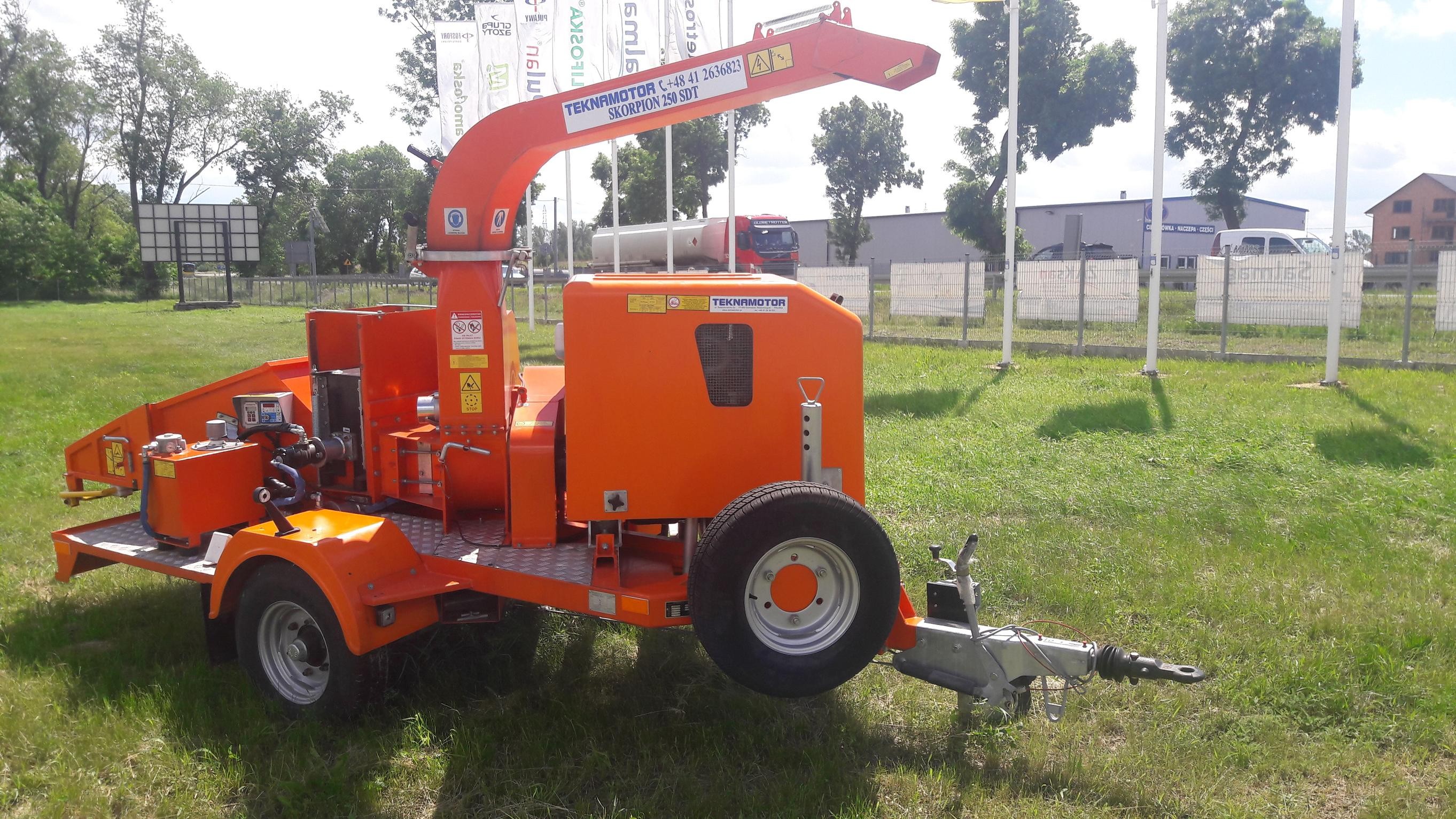 Rębak tarczowy TEKNAMOTOR Skorpion 250 SDT — zdjęcie 5