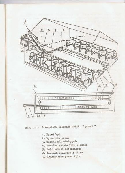 Przenośnik obornika H-608 "LUBIN"