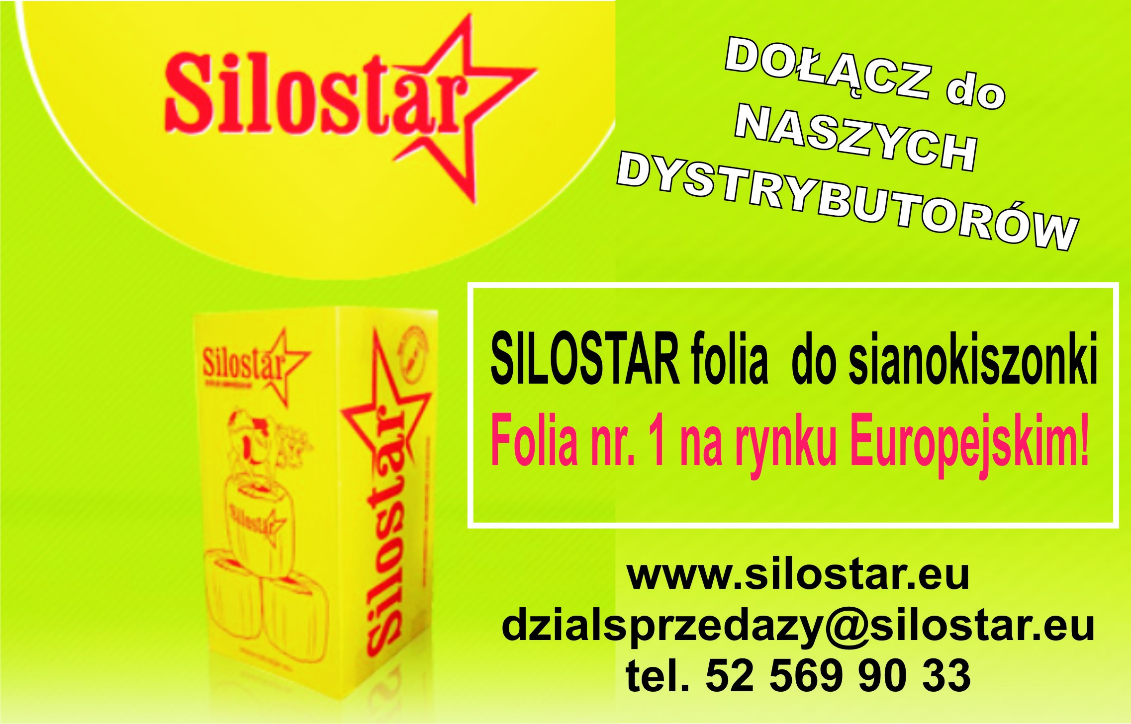 Najwyższej jakości folia SILOSTAR do sianokiszonki