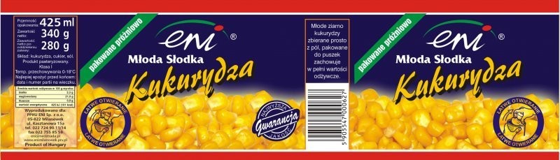 konserwy : groszek i kukurydza — zdjęcie 1