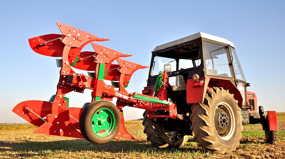 Pług pługi obrotowy obracalny mały Agro-Masz zabezpieczenie zrywalne — zdjęcie 6