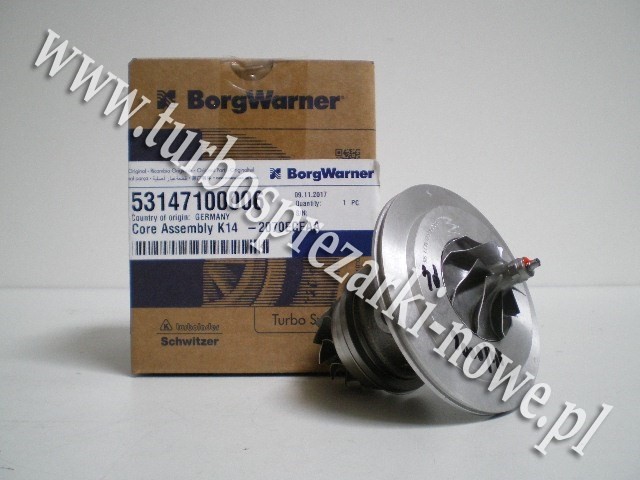 Nowy rdzeń CHRA BorgWarner KKK - Deutz -   53147100006 /  5314 710 000