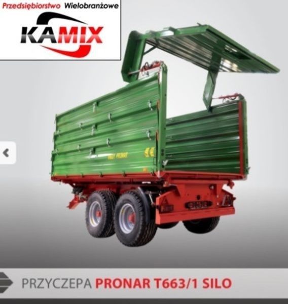 przyczepa rolnicza Przyczepa PRONAR T663/1 tandem — zdjęcie 3