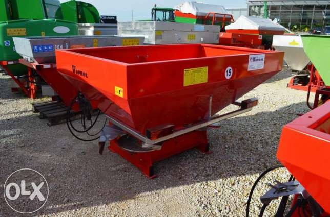 Rozsiewacz nawozów 2-tarczowy Woprol 800 kg MAL.  — zdjęcie 3
